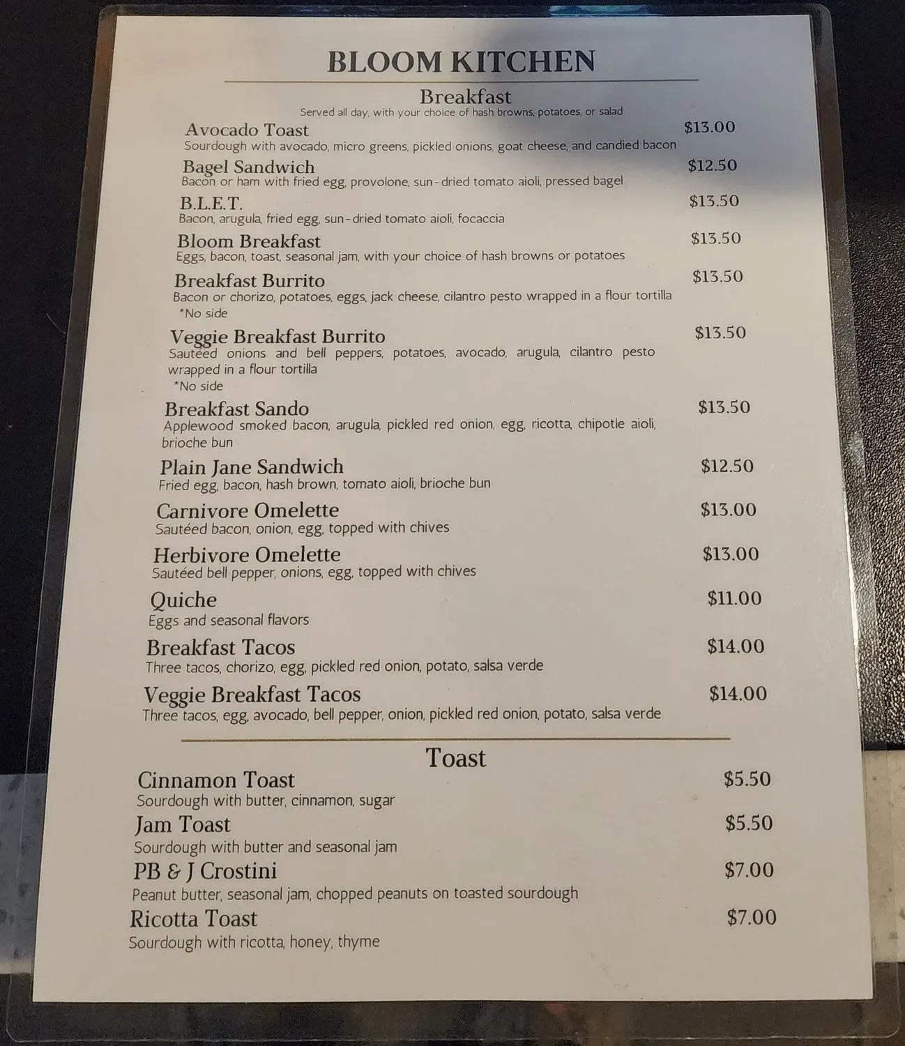 Menu 2