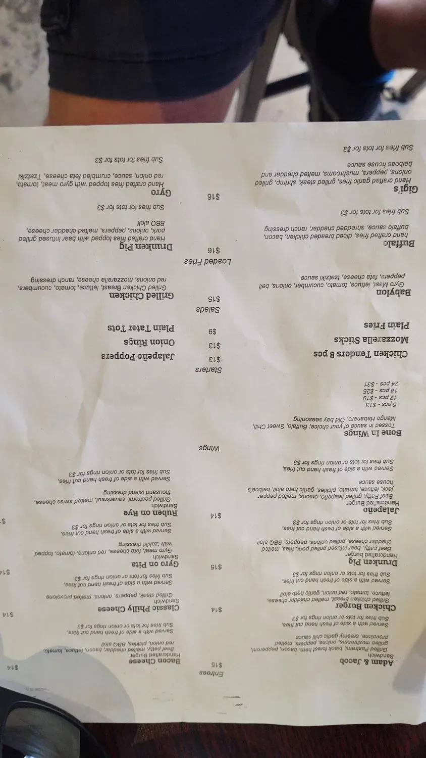 Menu 4