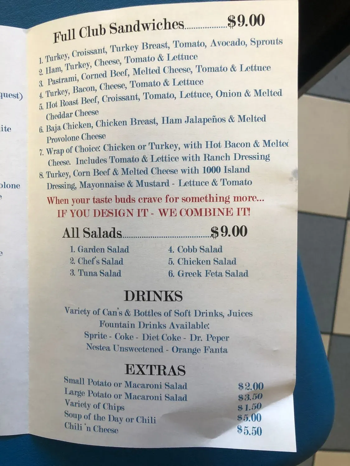 Menu 2