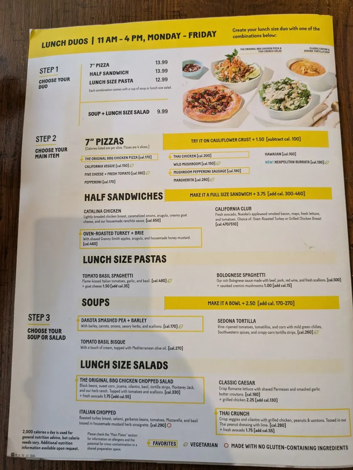 Menu 4