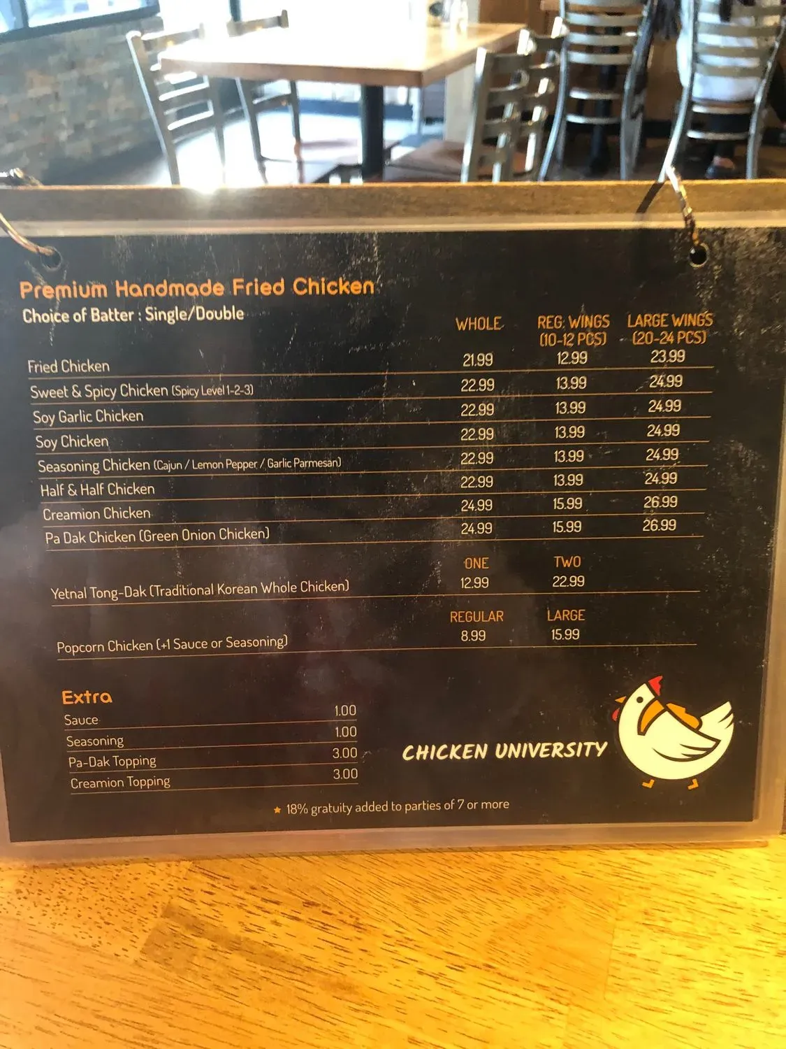 Menu 5