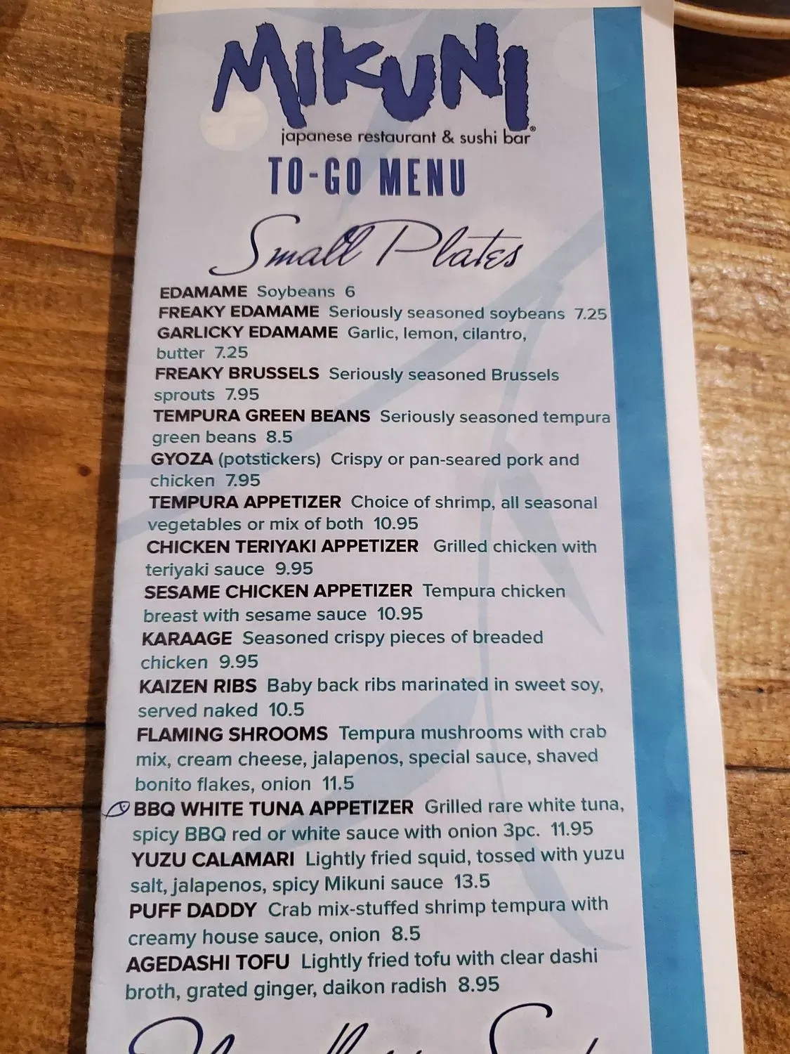 Menu 2