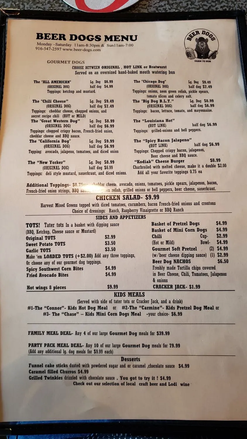 Menu 4