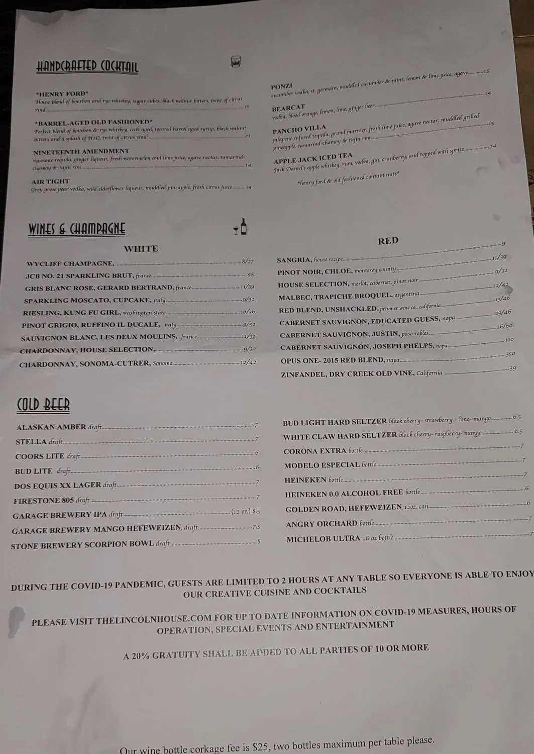 Menu 2