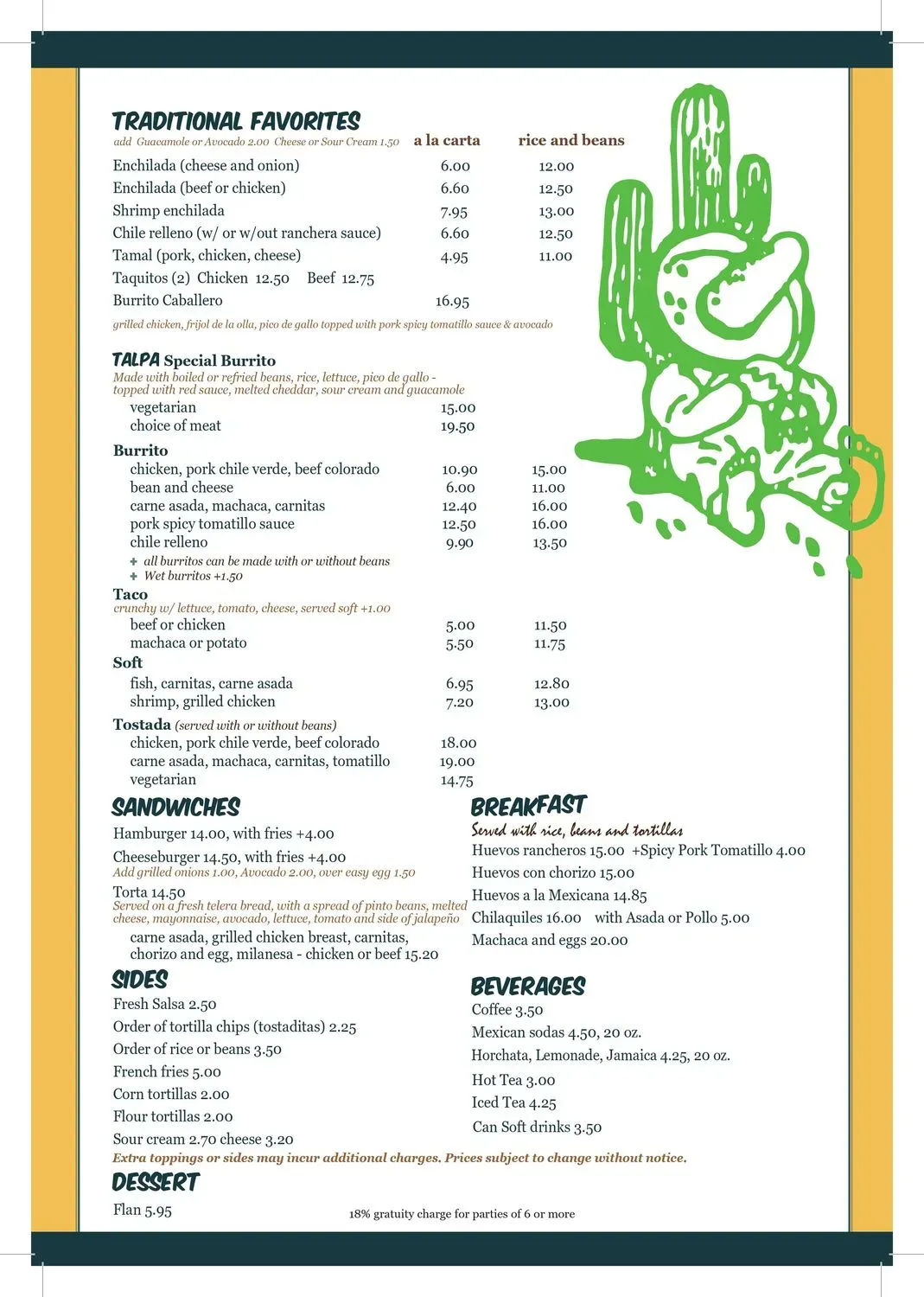 Menu 2