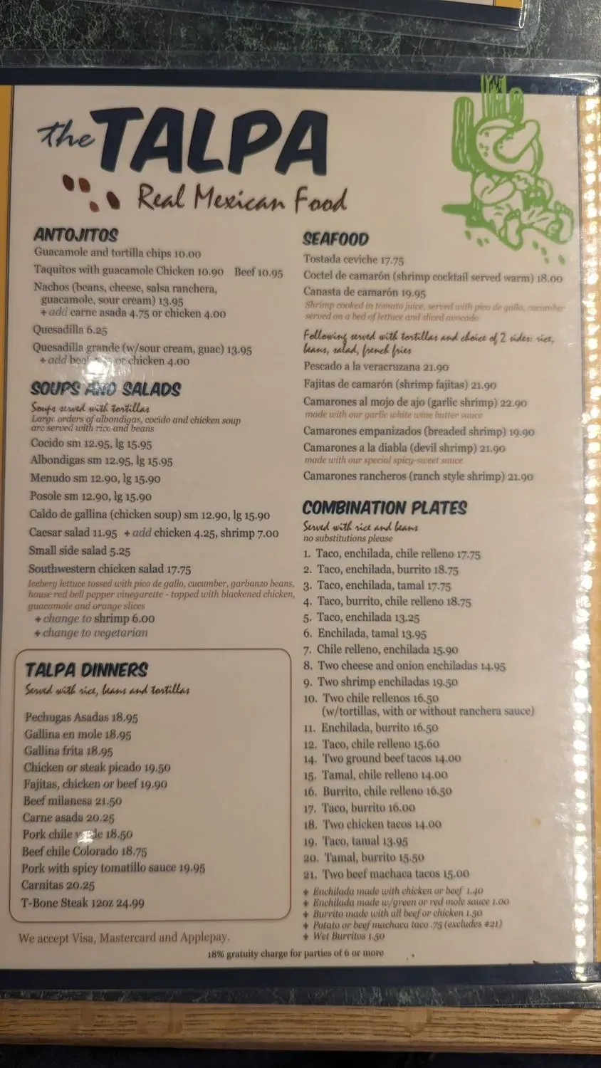 Menu 6