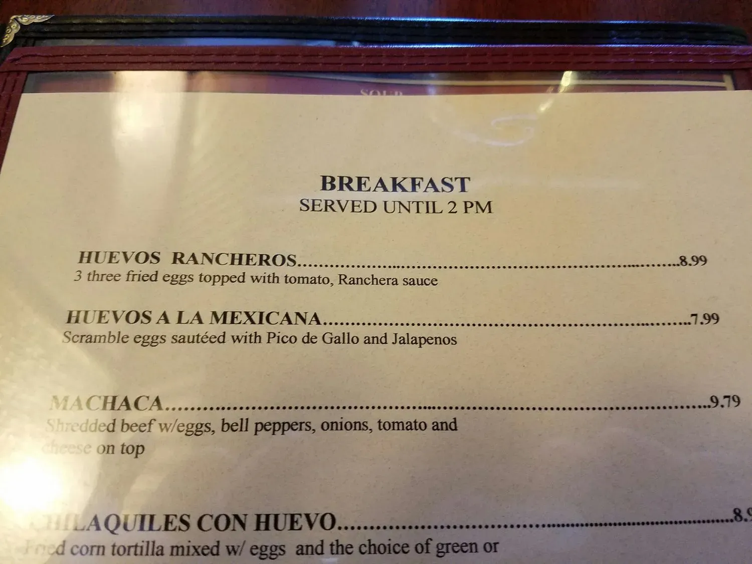 Menu 4