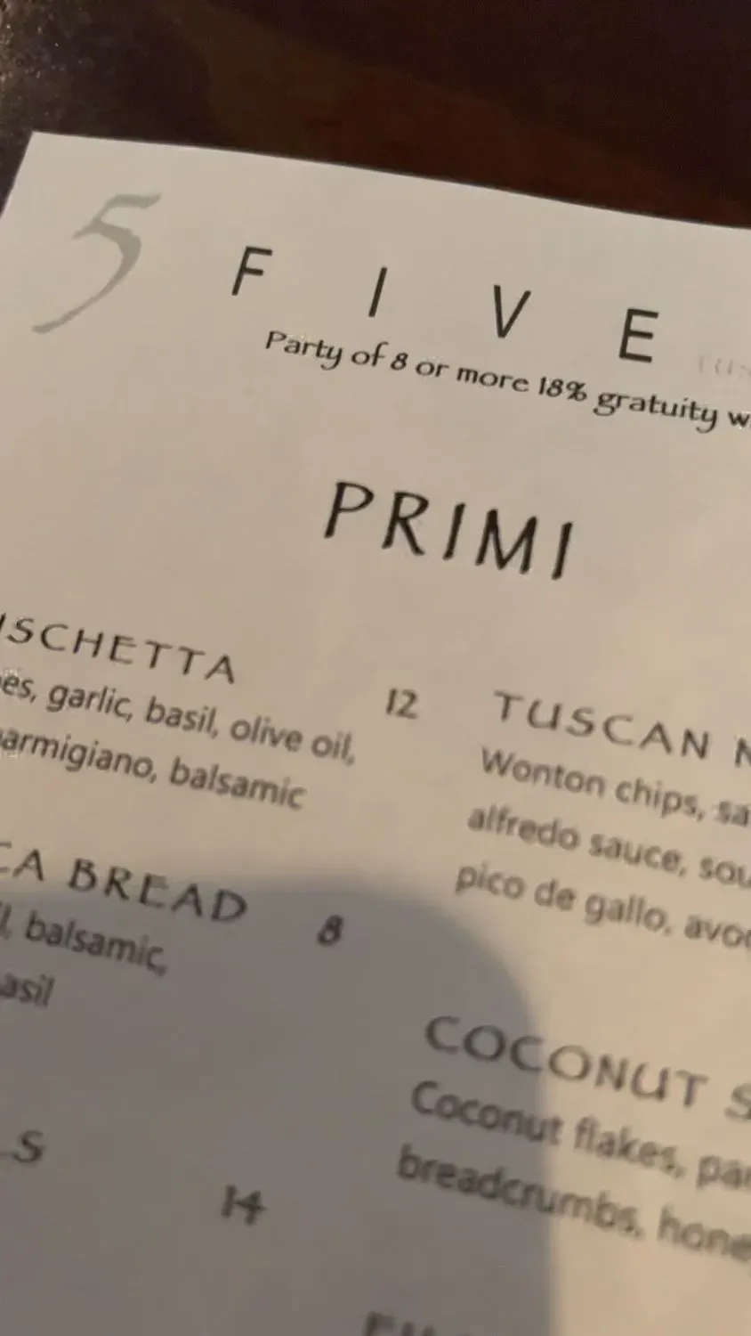 Menu 6