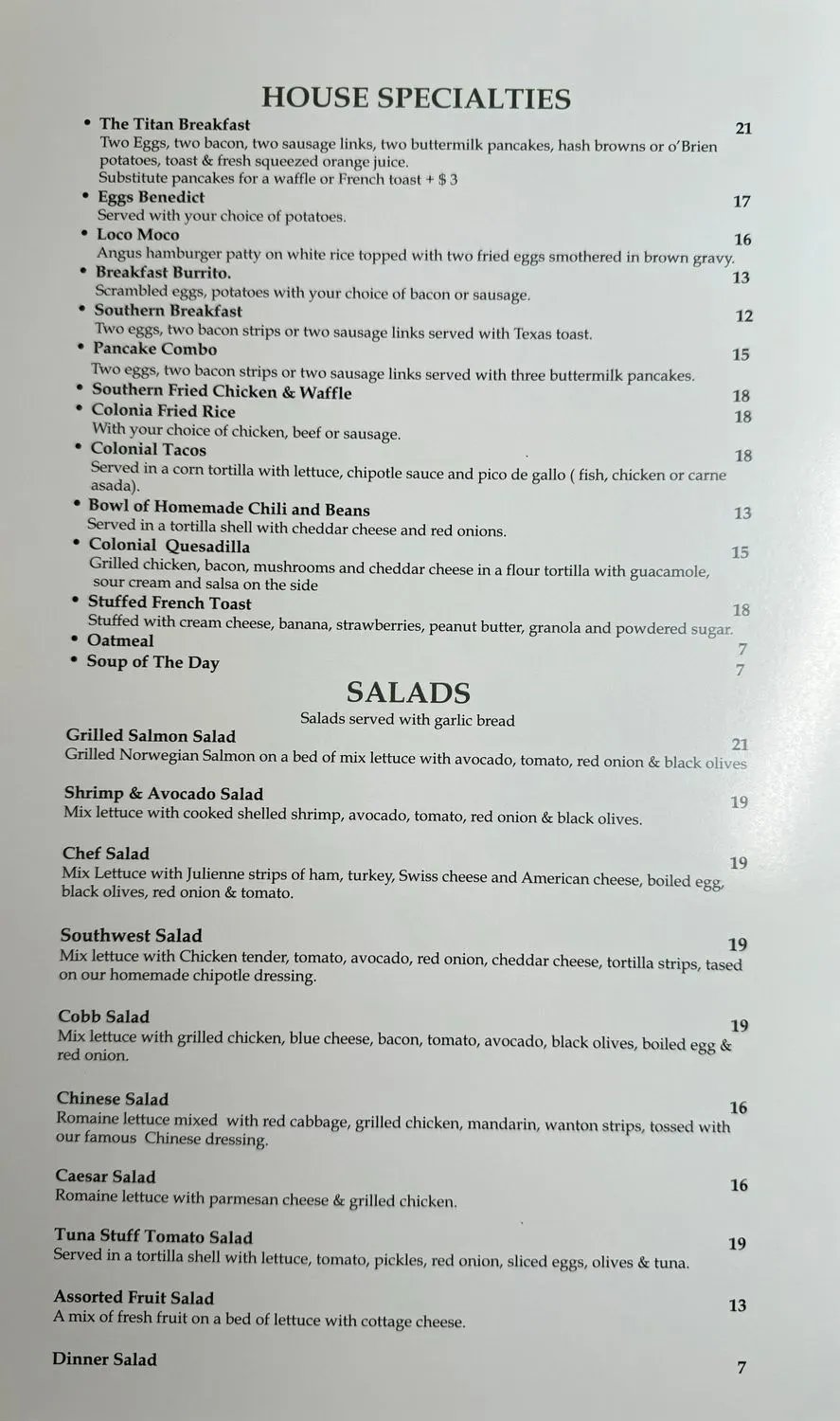 Menu 4