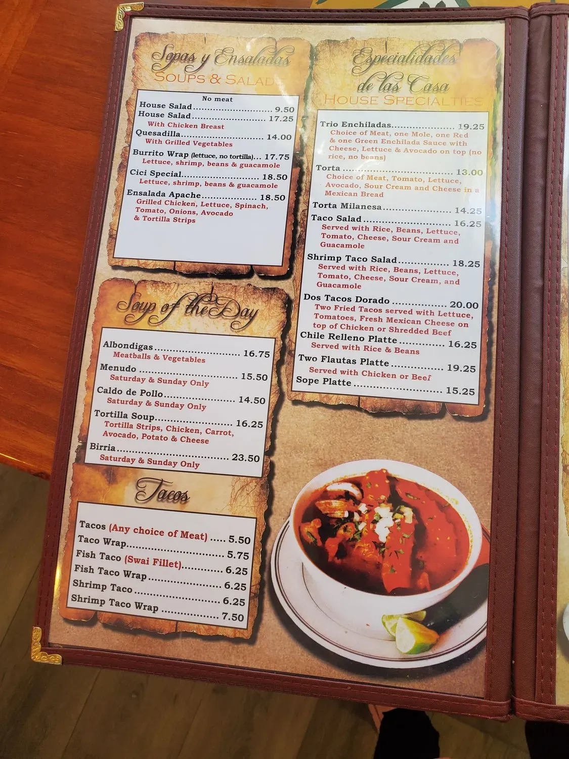 Menu 4