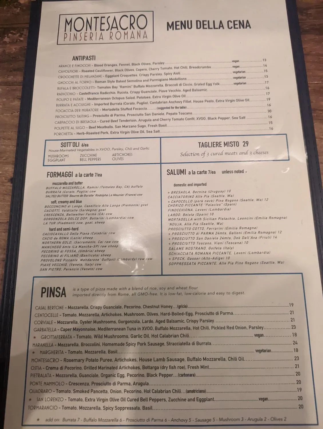 Menu 6