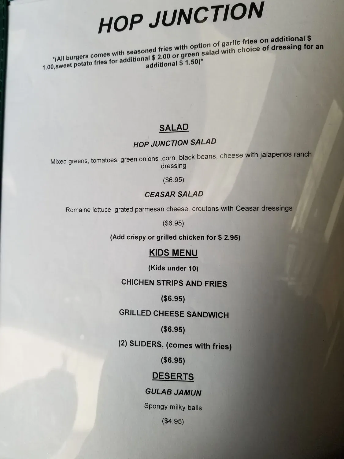 Menu 5