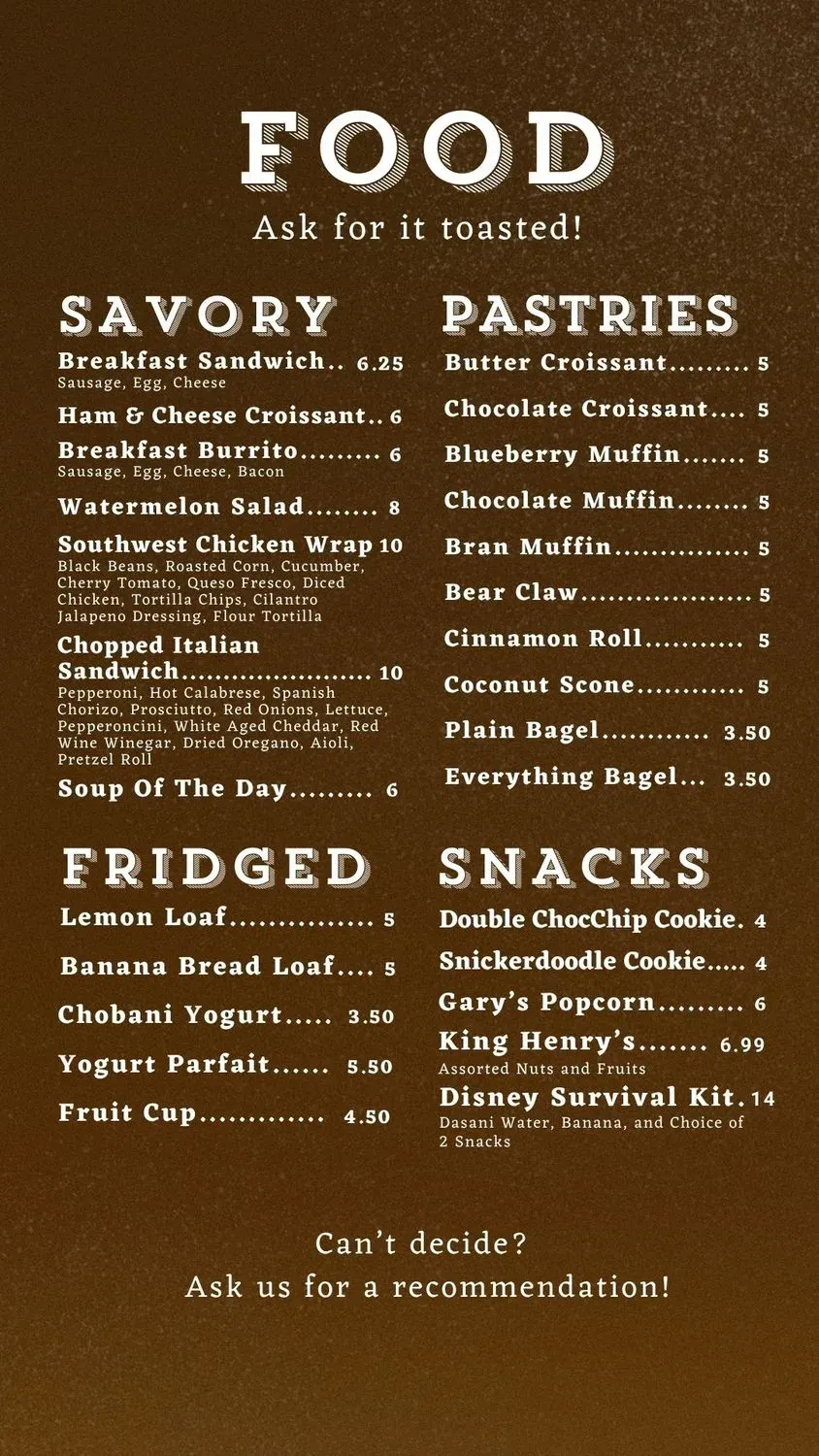 Menu 2