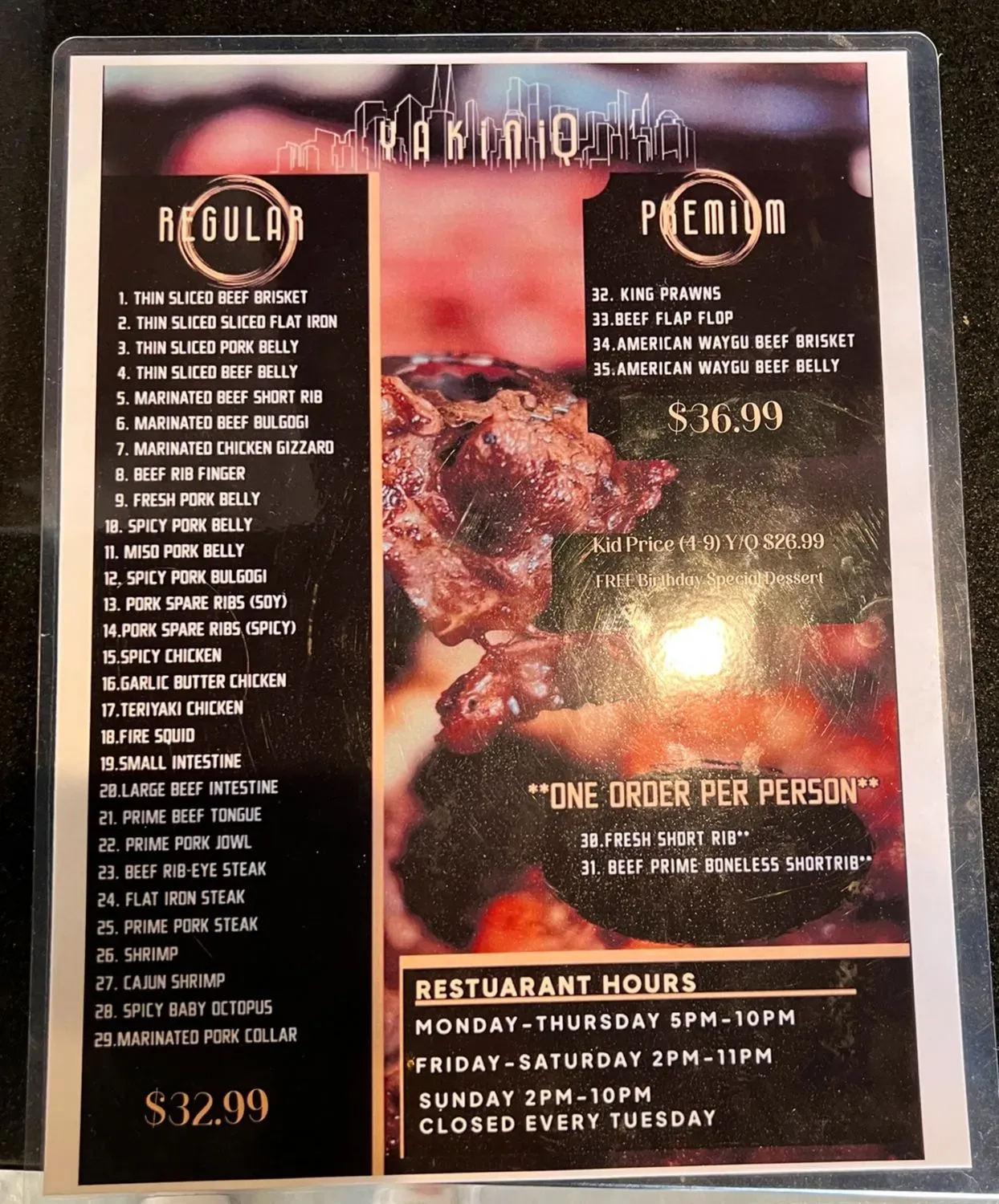 Menu 4