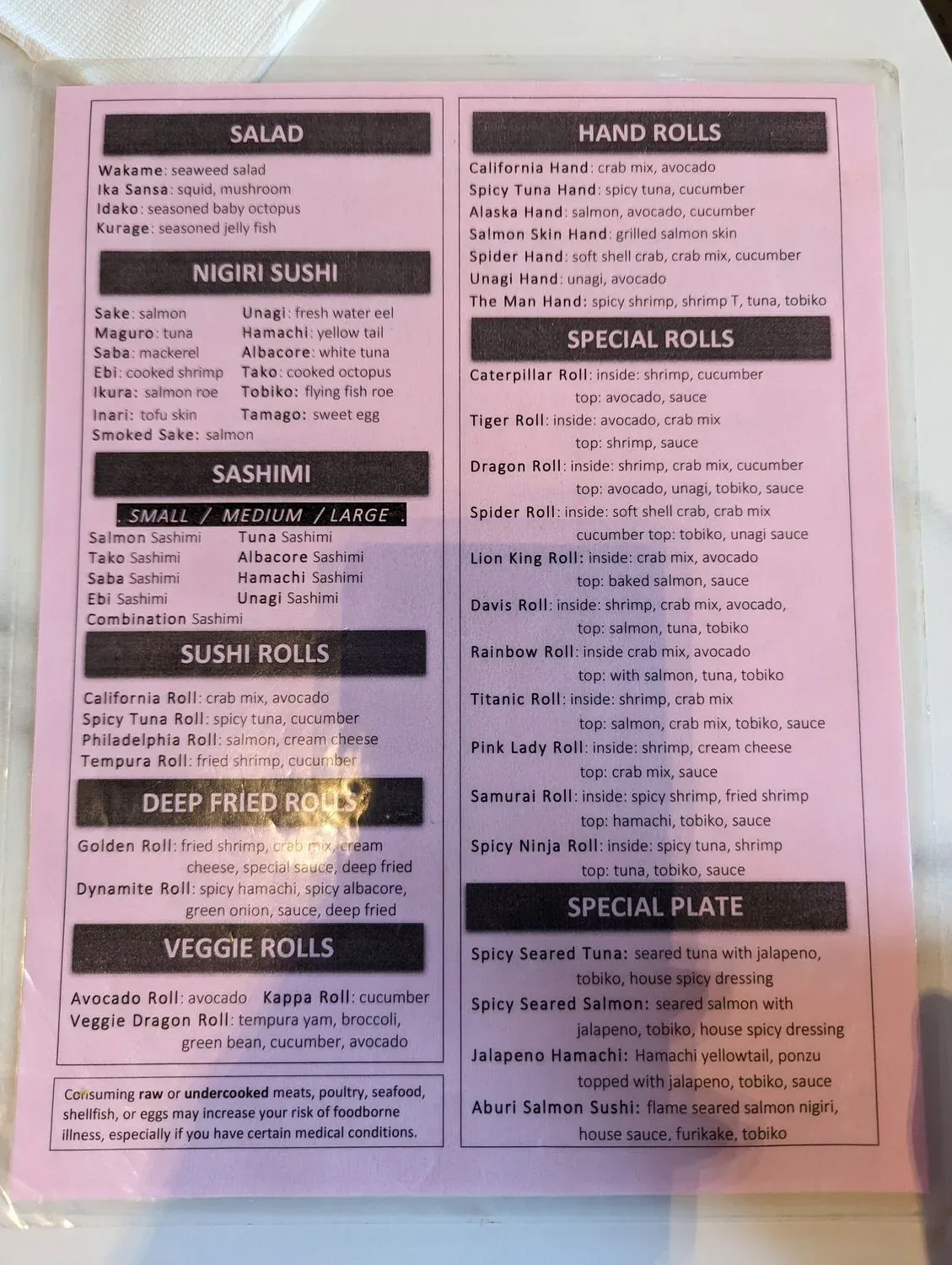 Menu 3