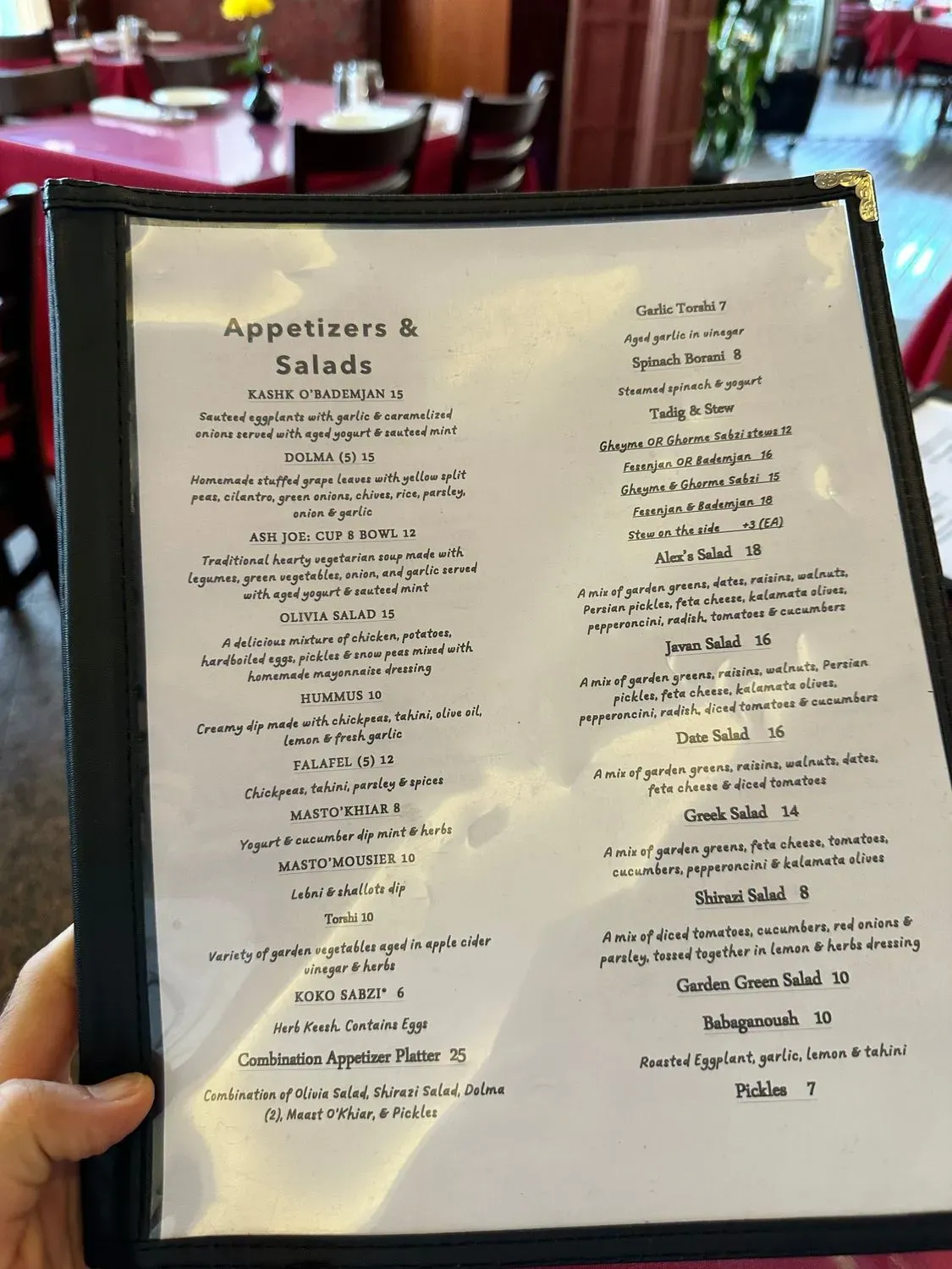 Menu 3