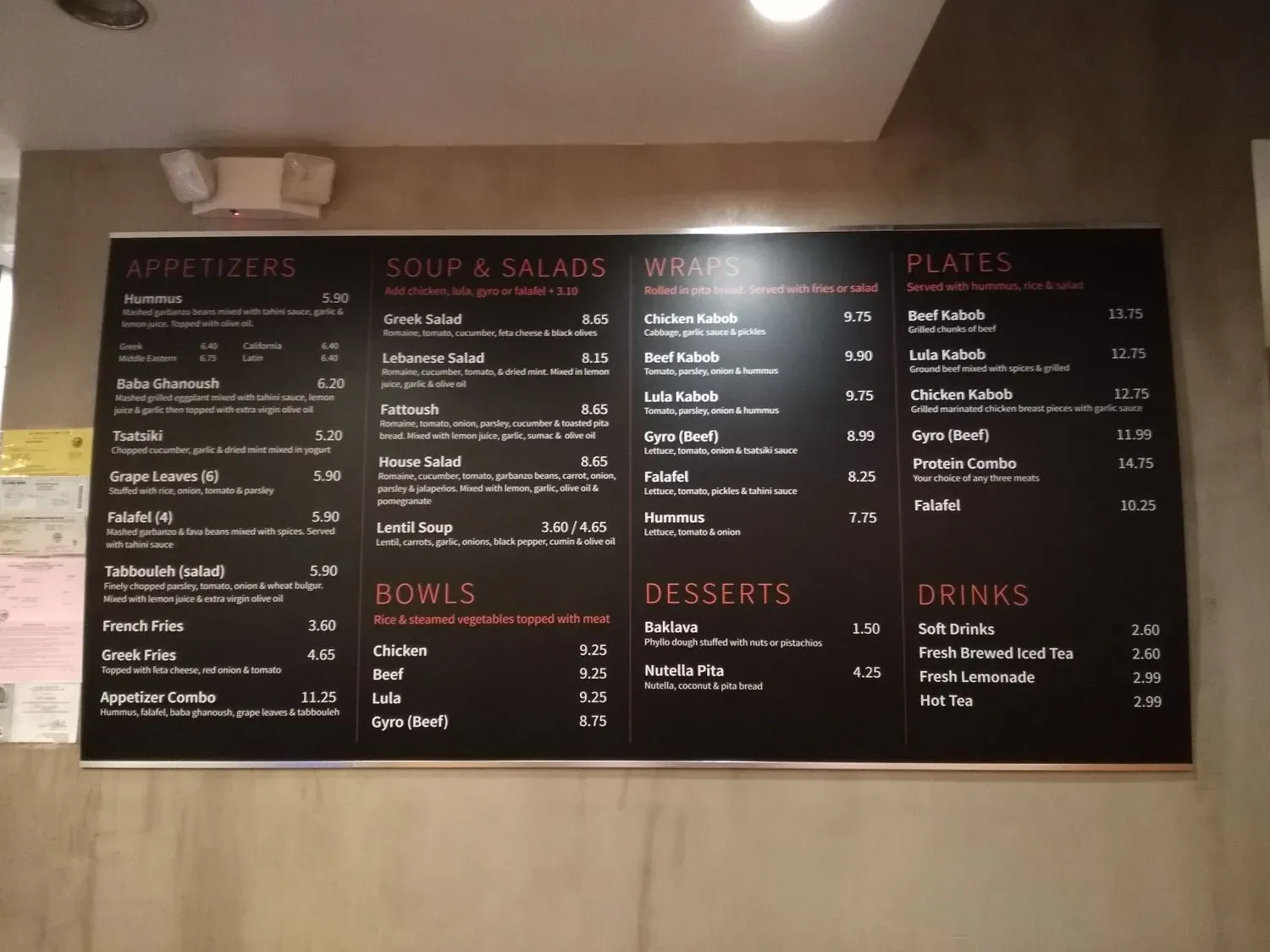 Menu 6