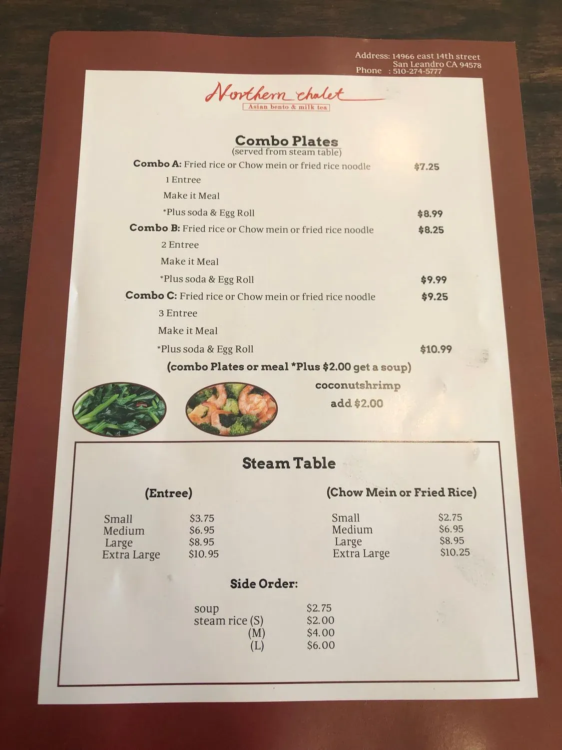 Menu 2