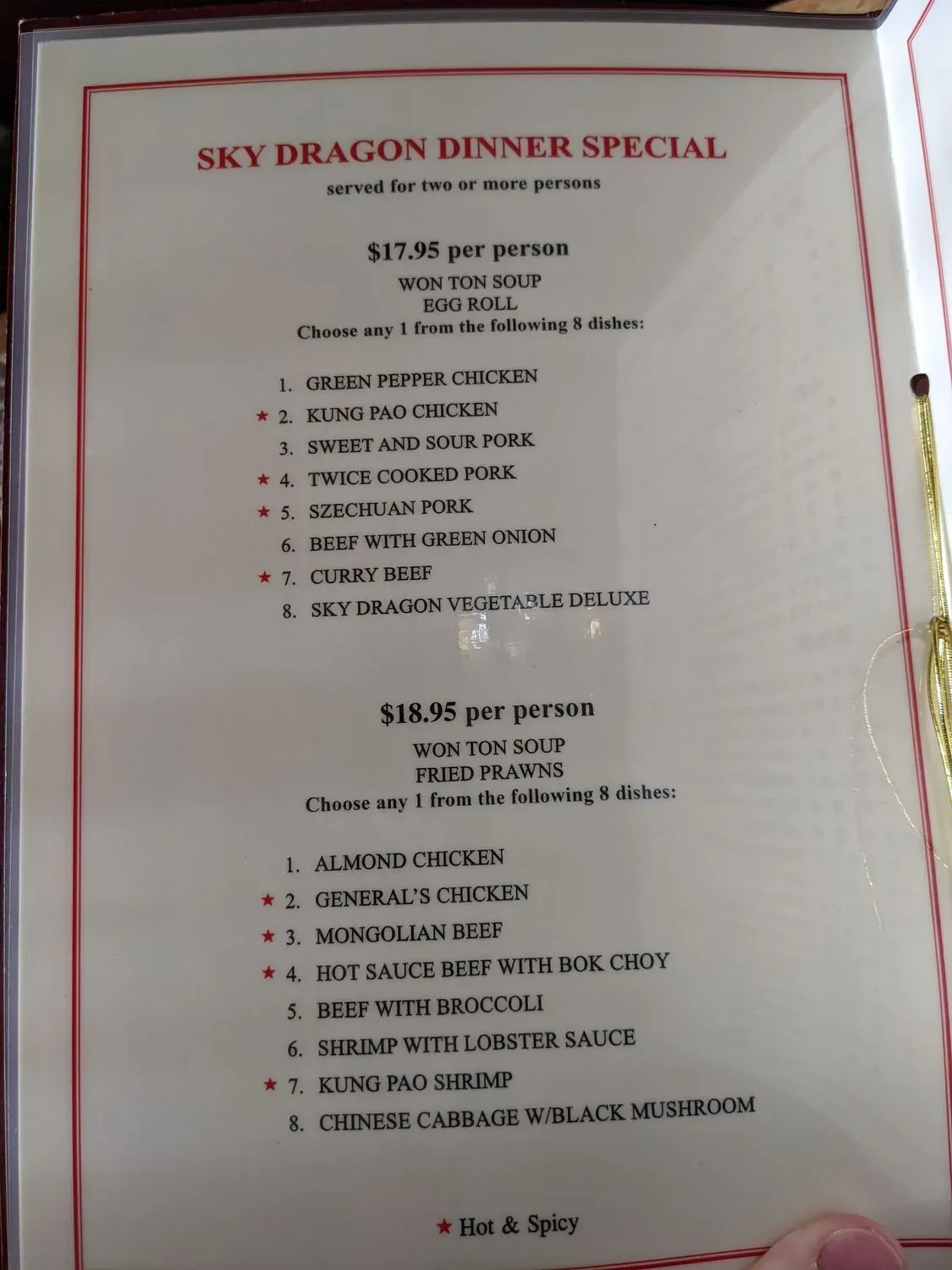 Menu 5