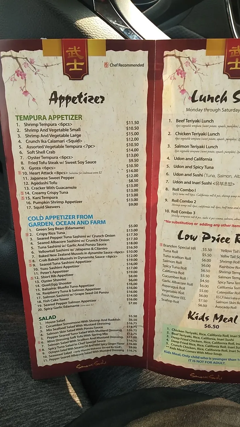 Menu 4