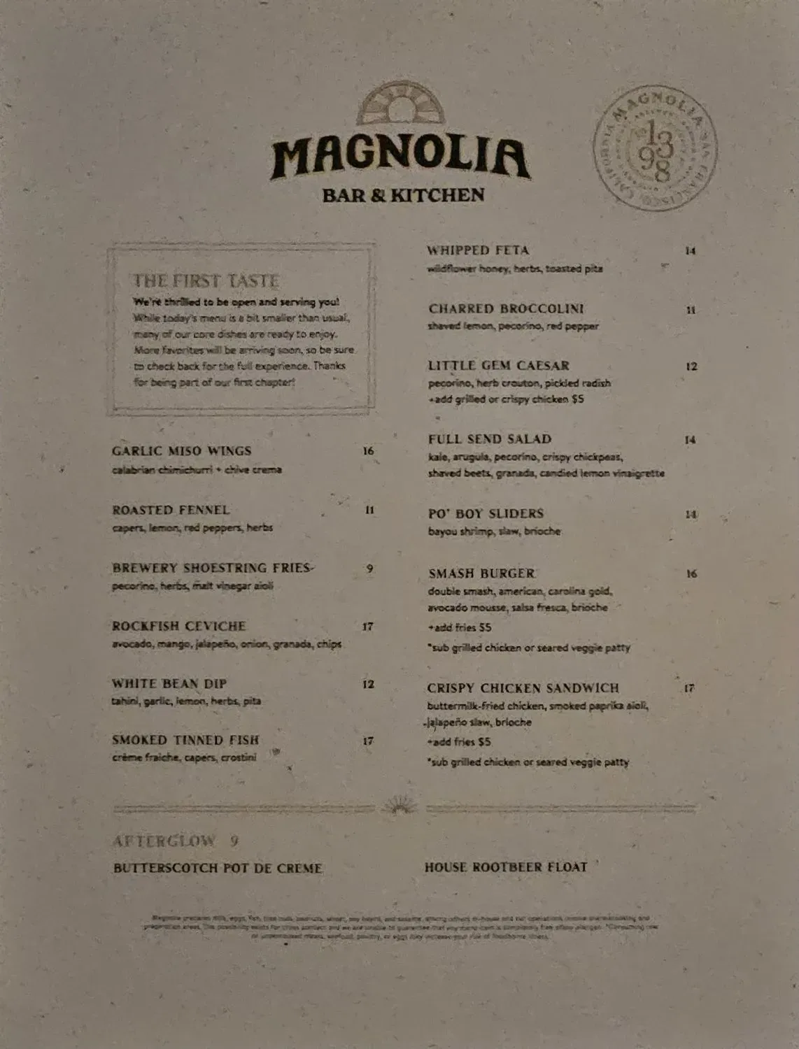 Menu 6