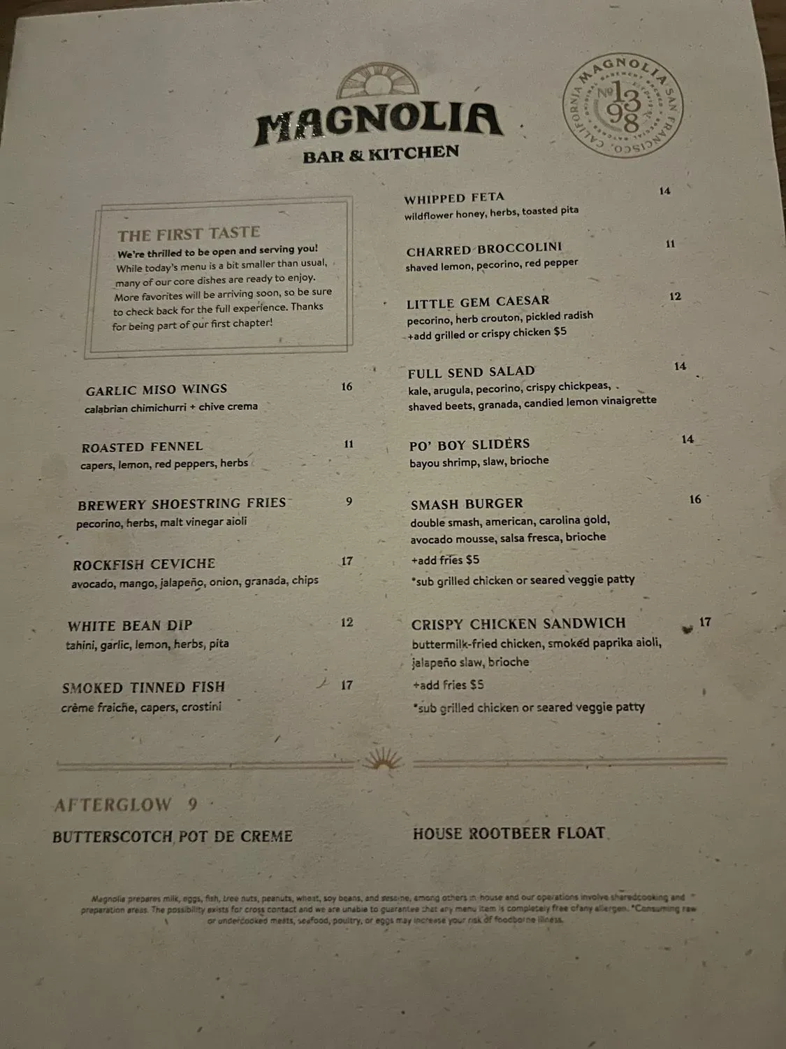 Menu 2