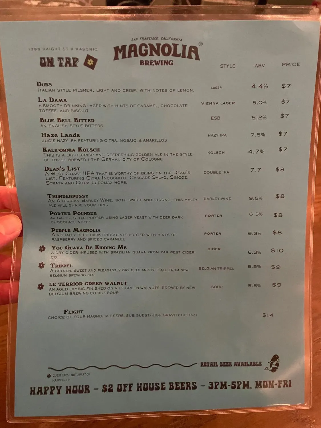 Menu 5