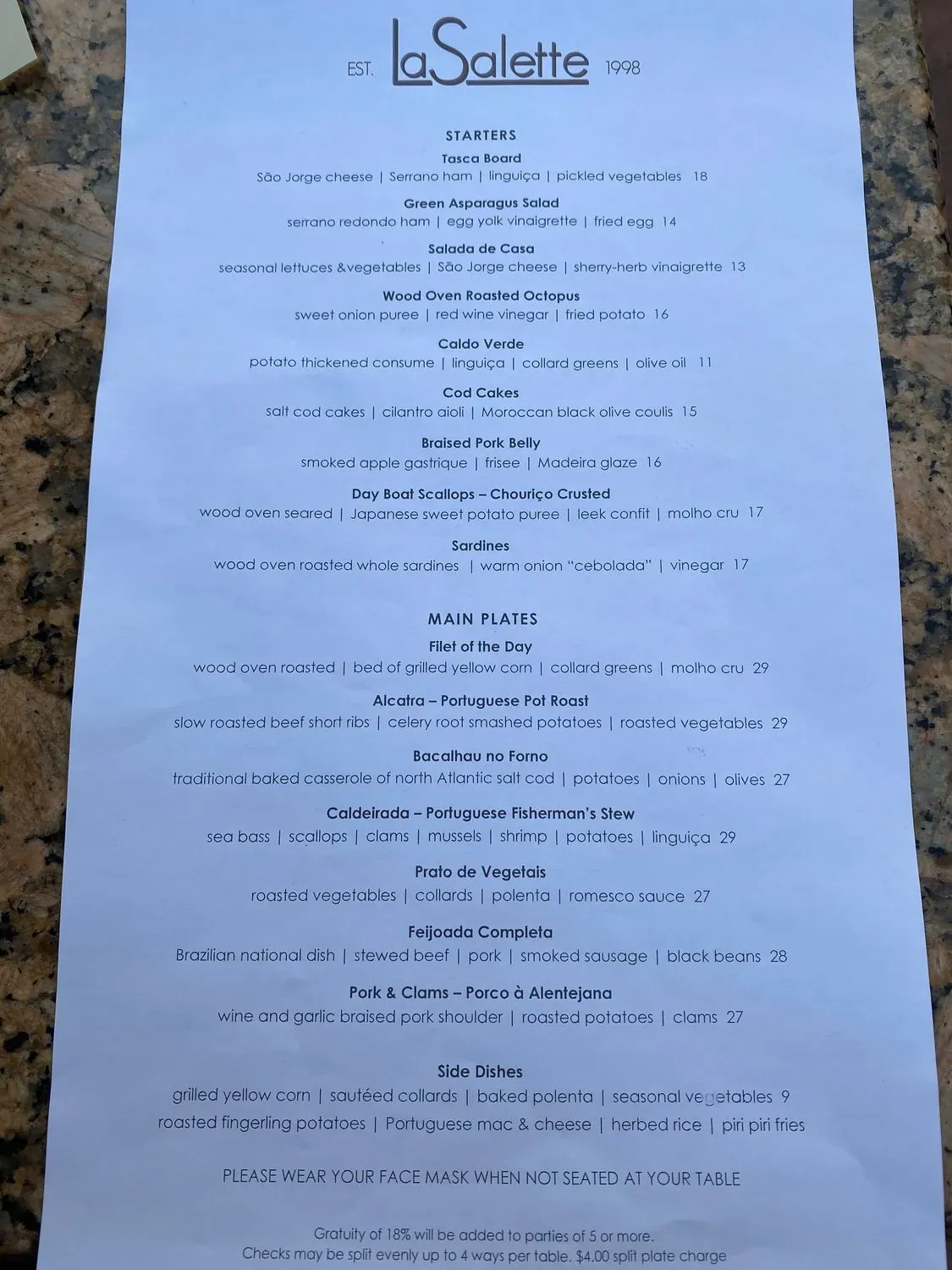 Menu 2