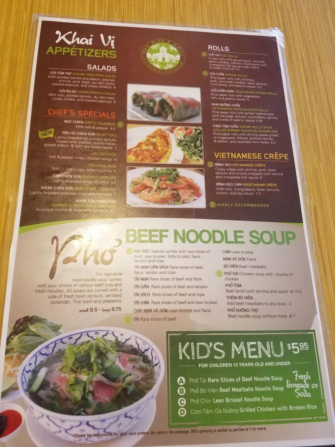 Menu 4