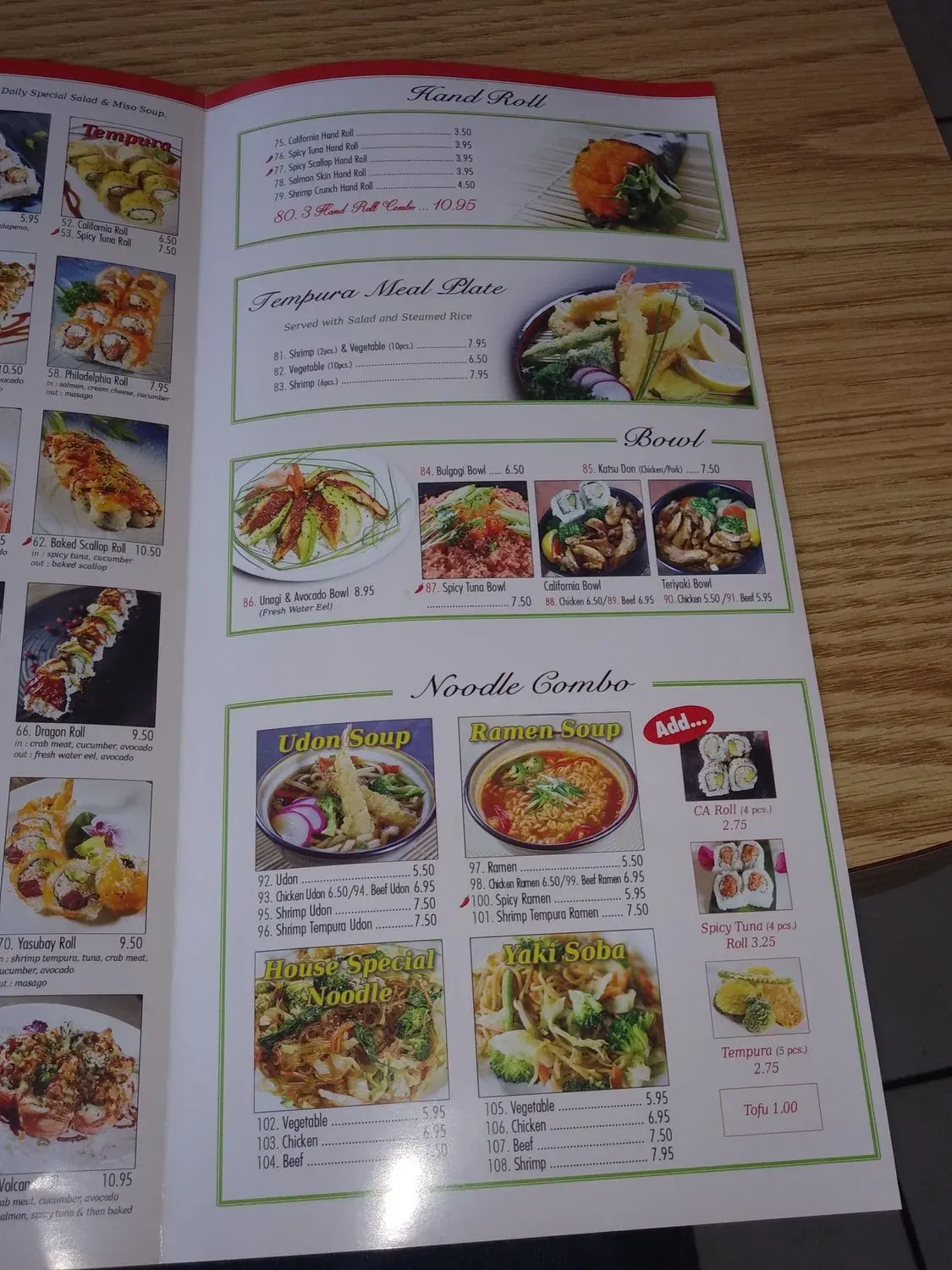 Menu 4