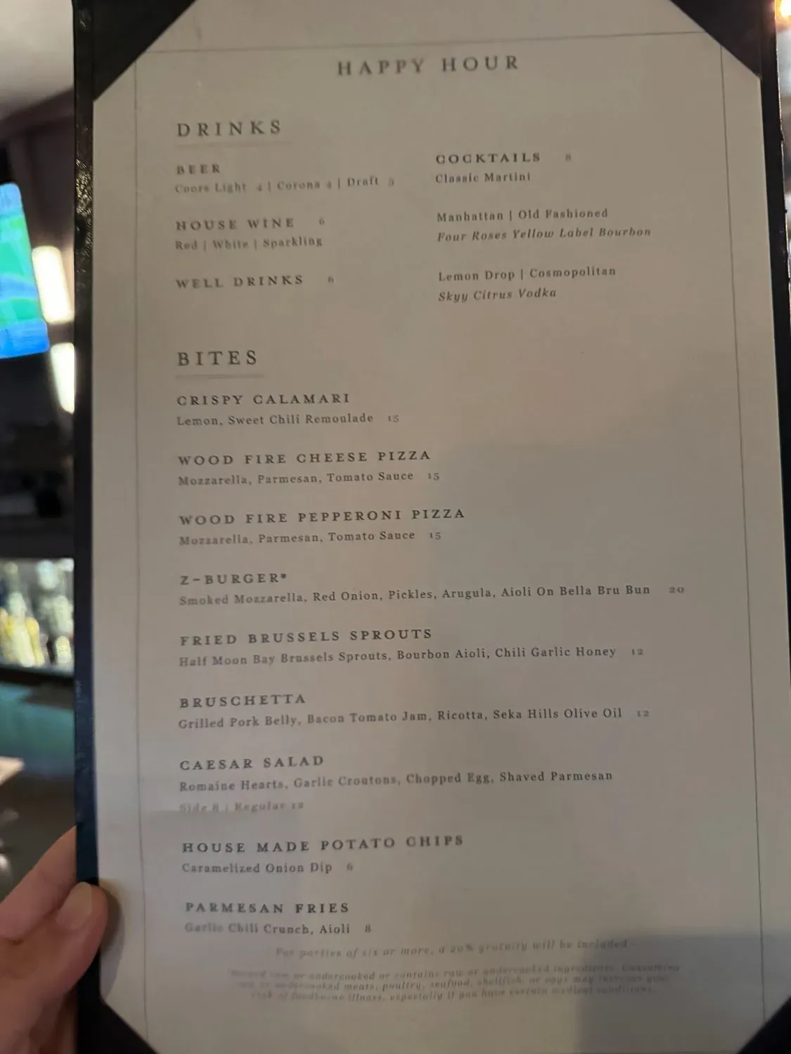 Menu 6