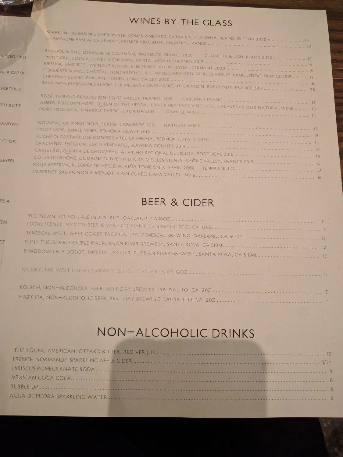 Menu 6