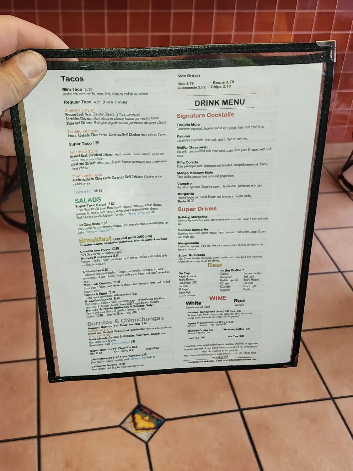 Menu 4