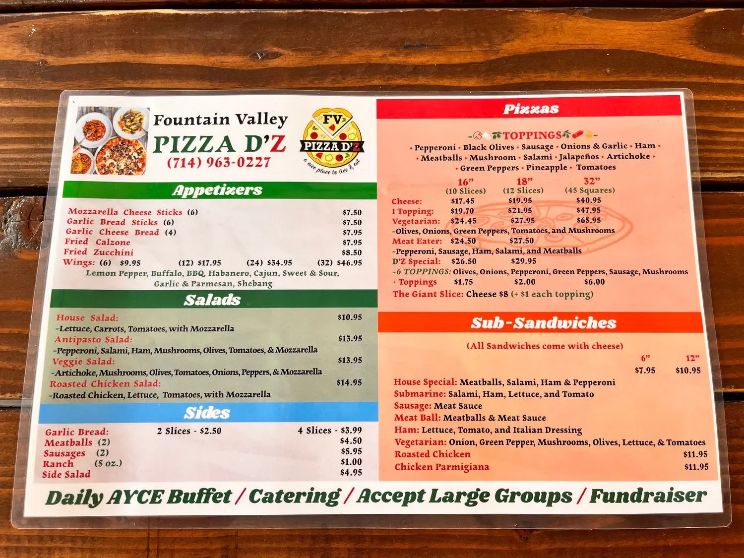 Menu 3