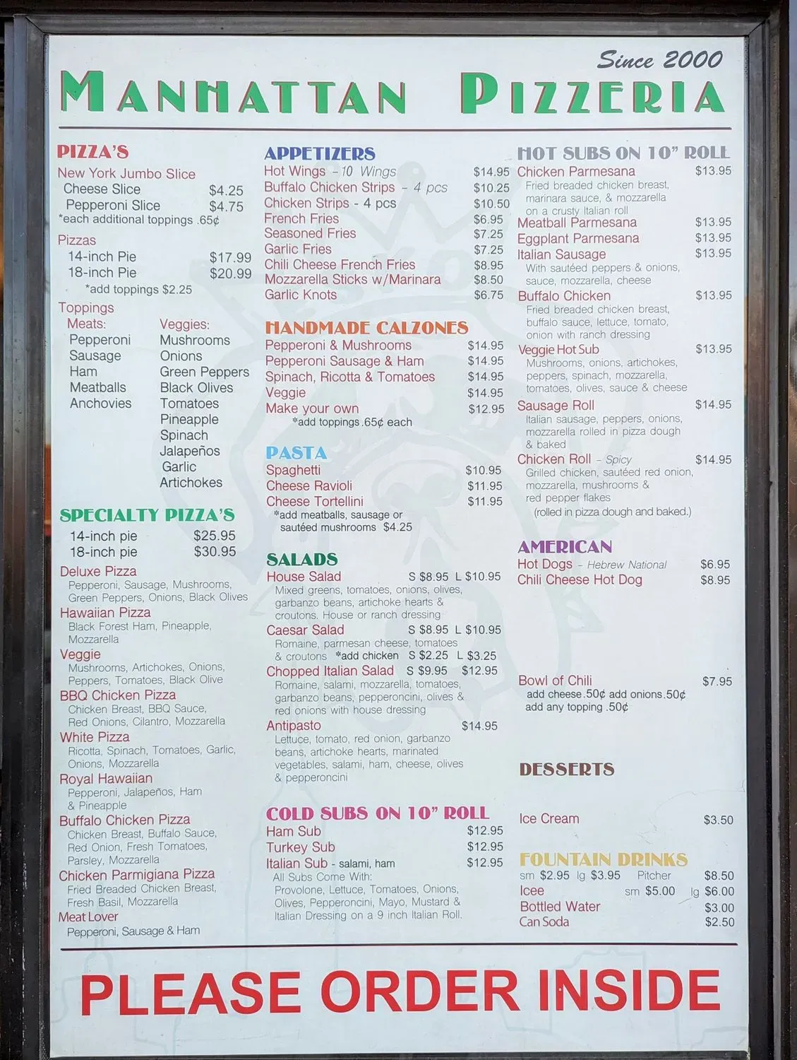 Menu 2