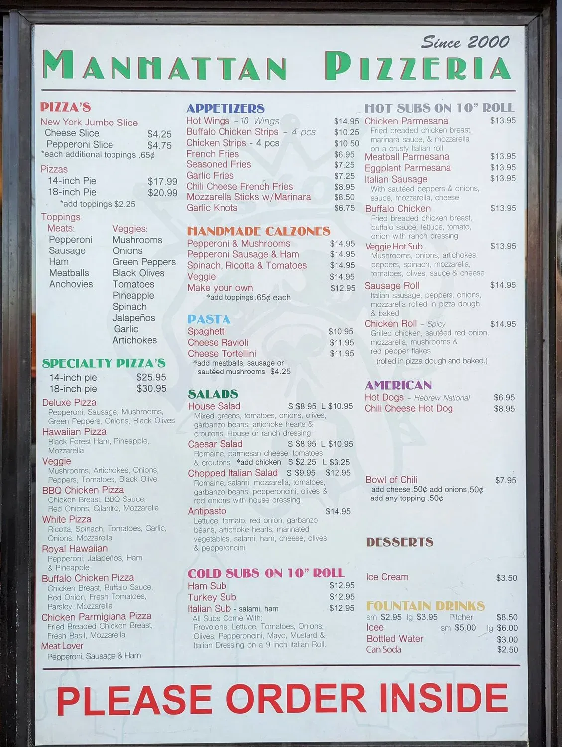 Menu 2