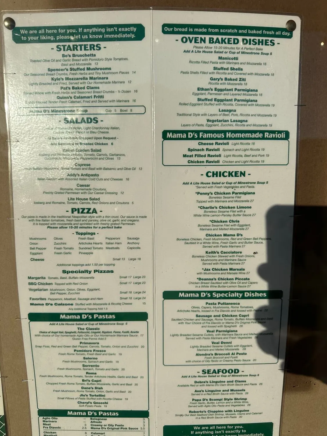 Menu 4