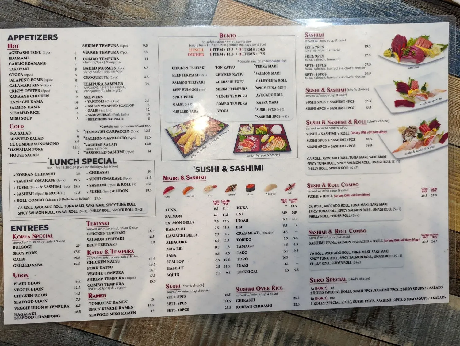 Menu 6