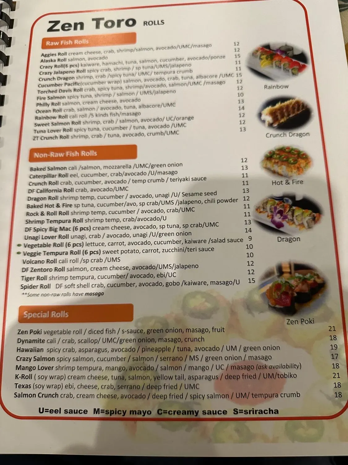 Menu 4