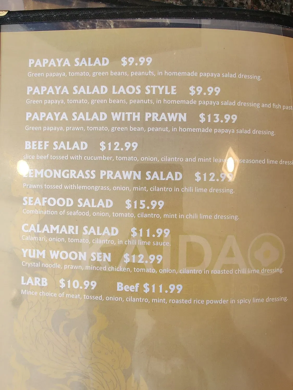 Menu 6