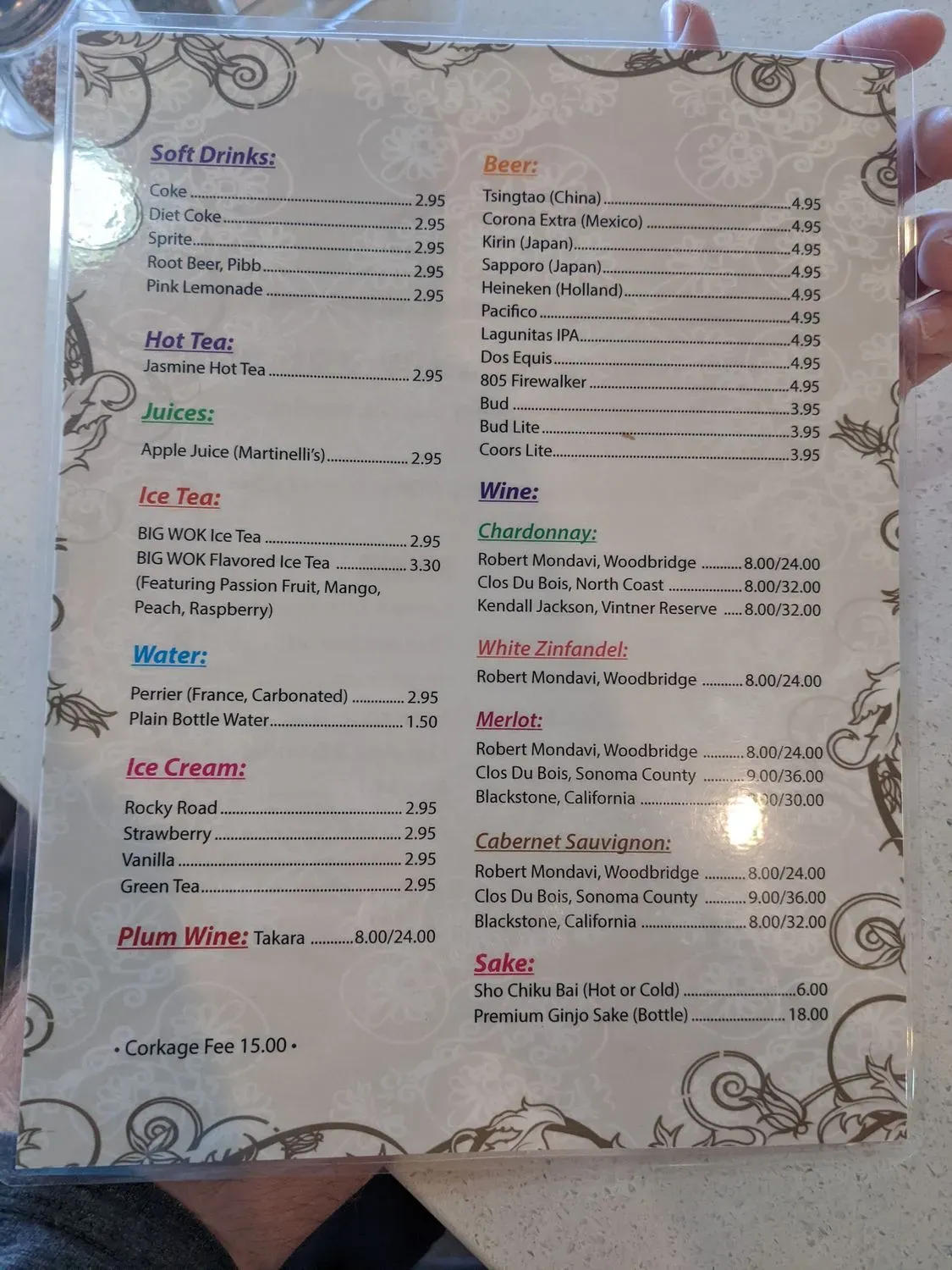 Menu 3