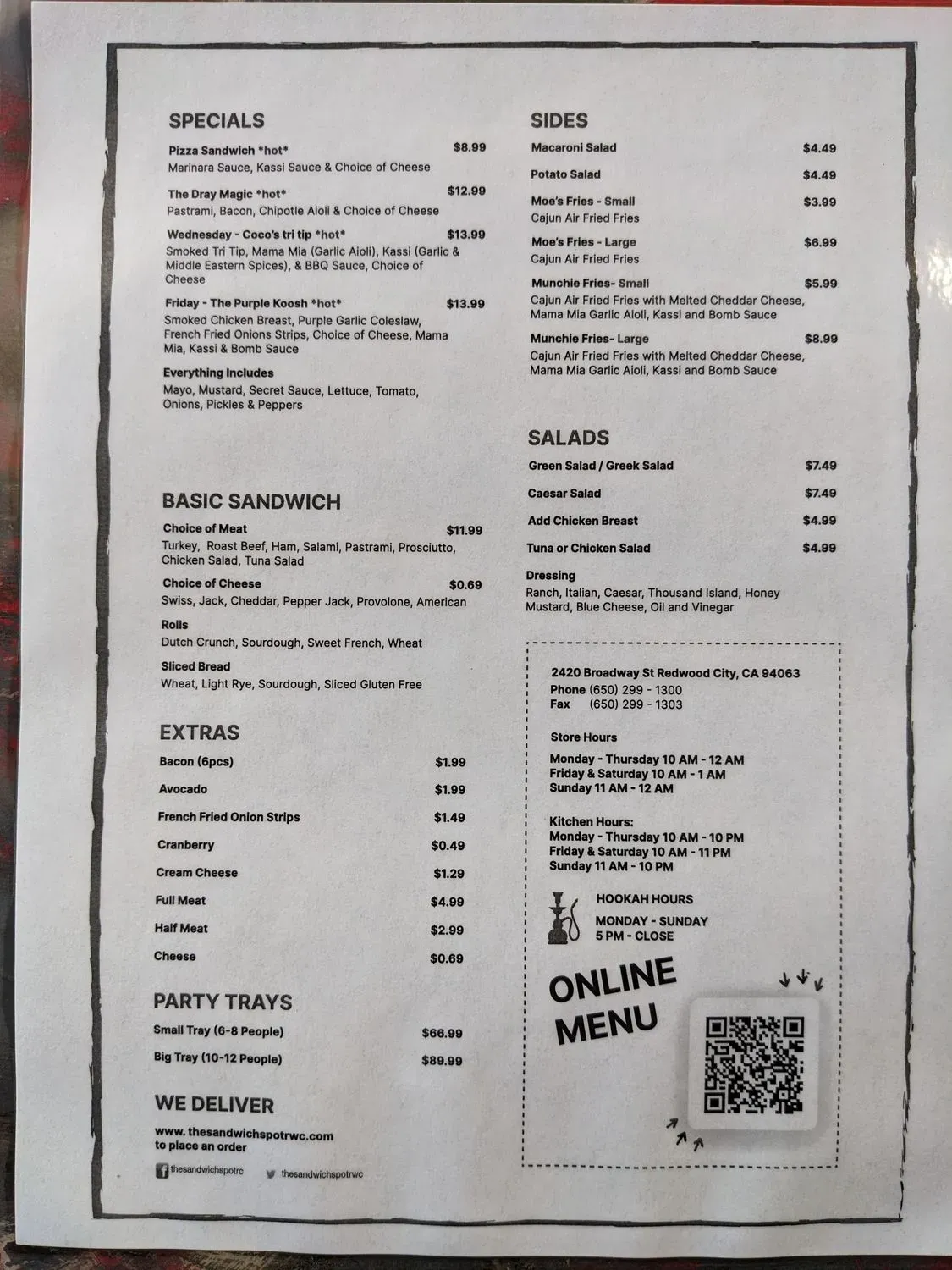 Menu 3