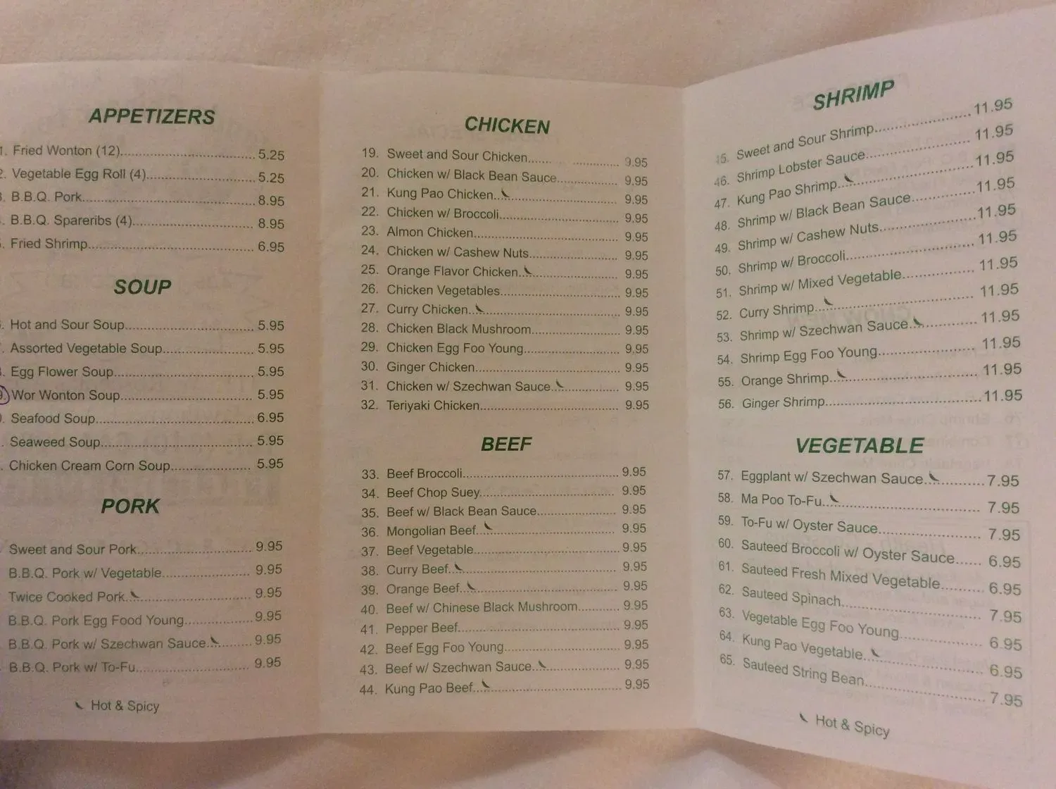 Menu 2