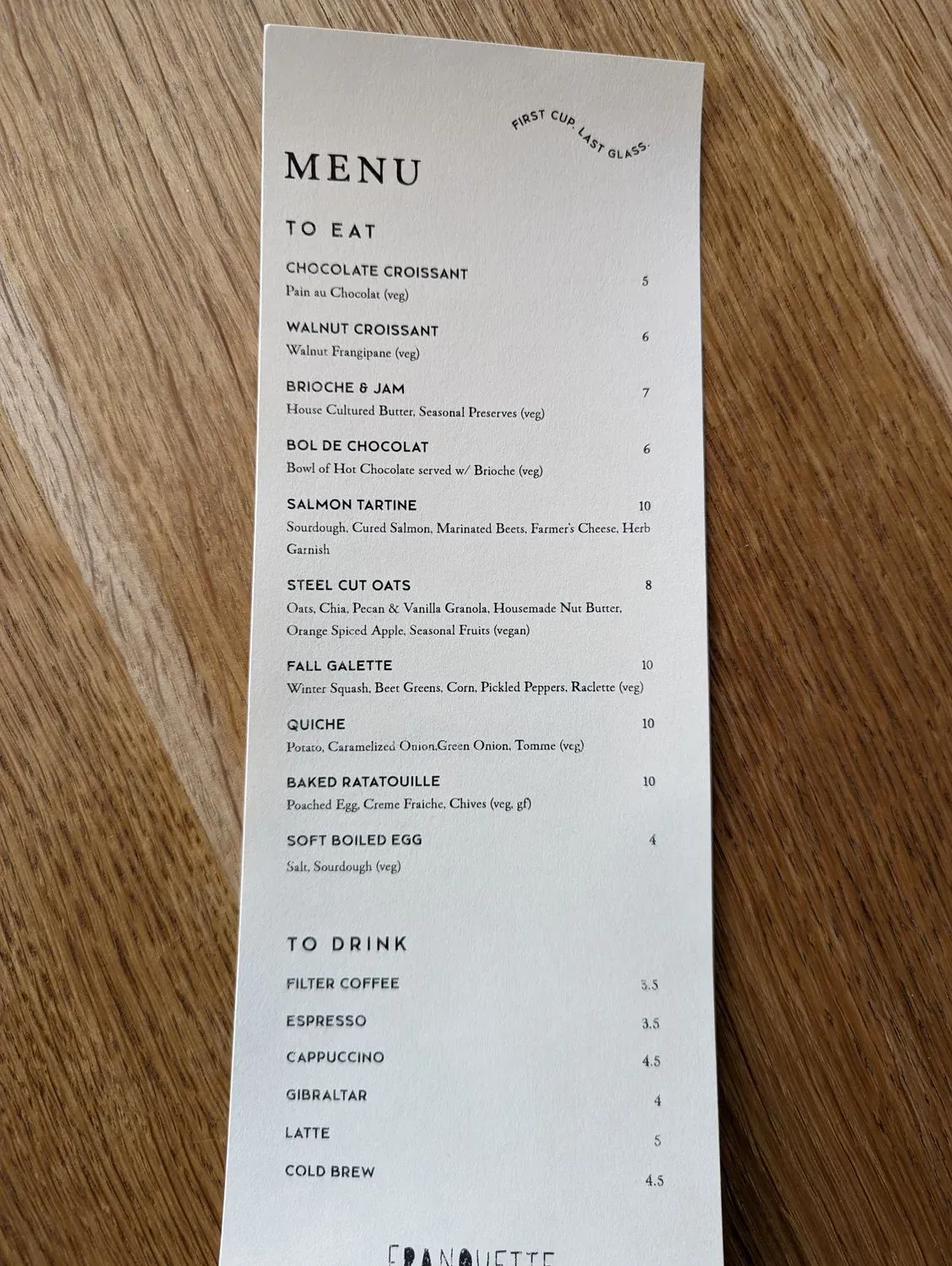 Menu 6