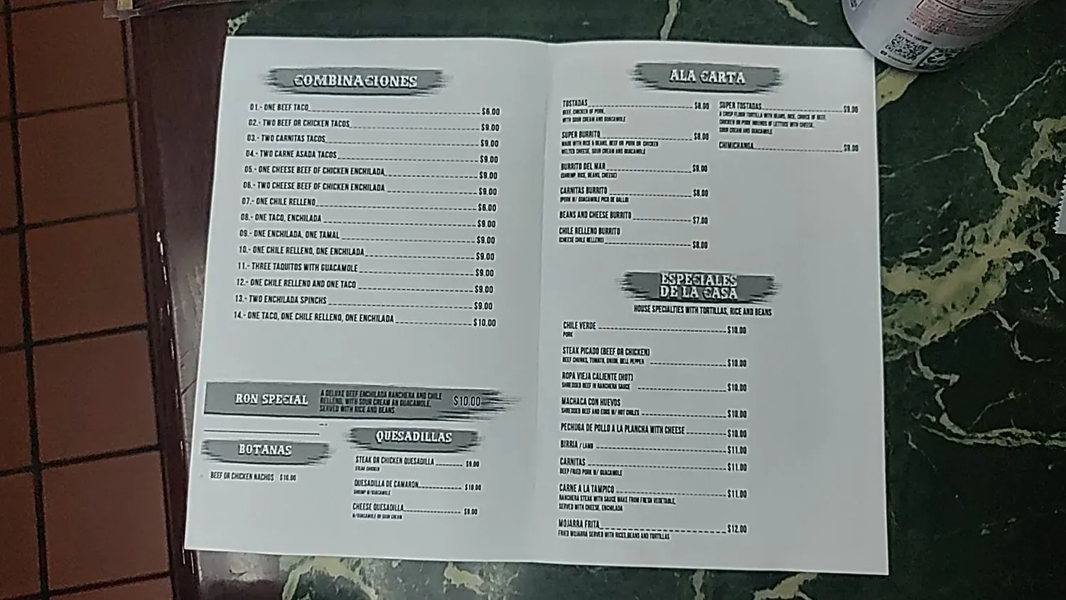 Menu 4