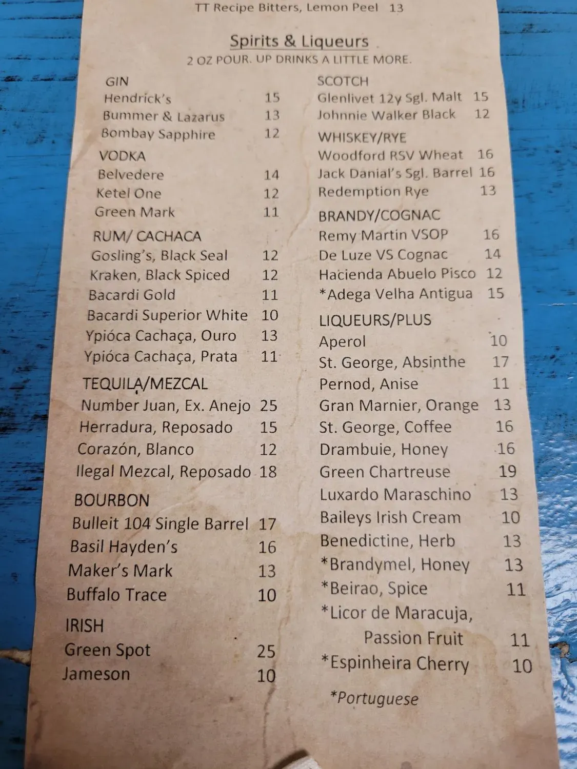 Menu 2