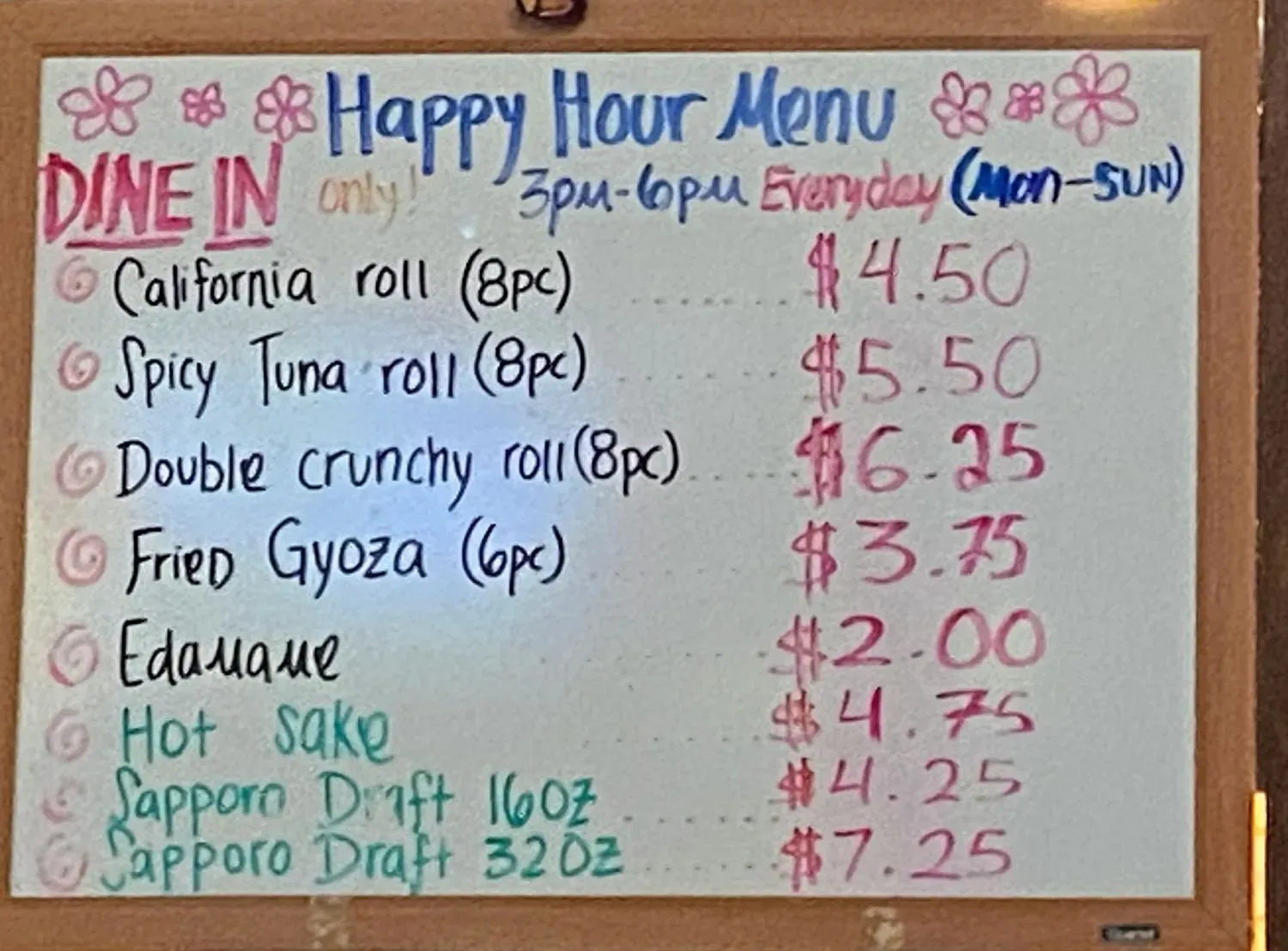 Menu 5