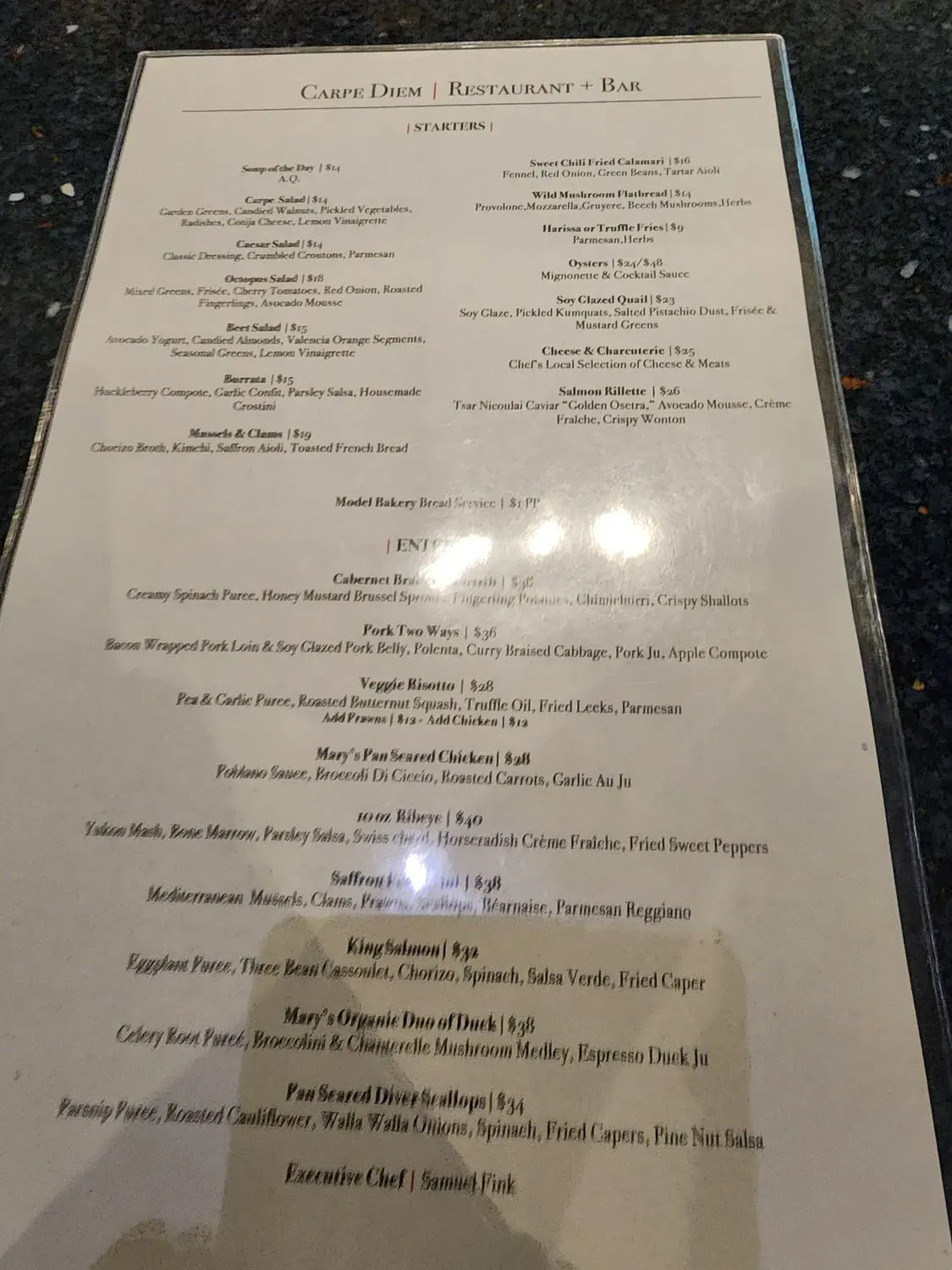 Menu 5