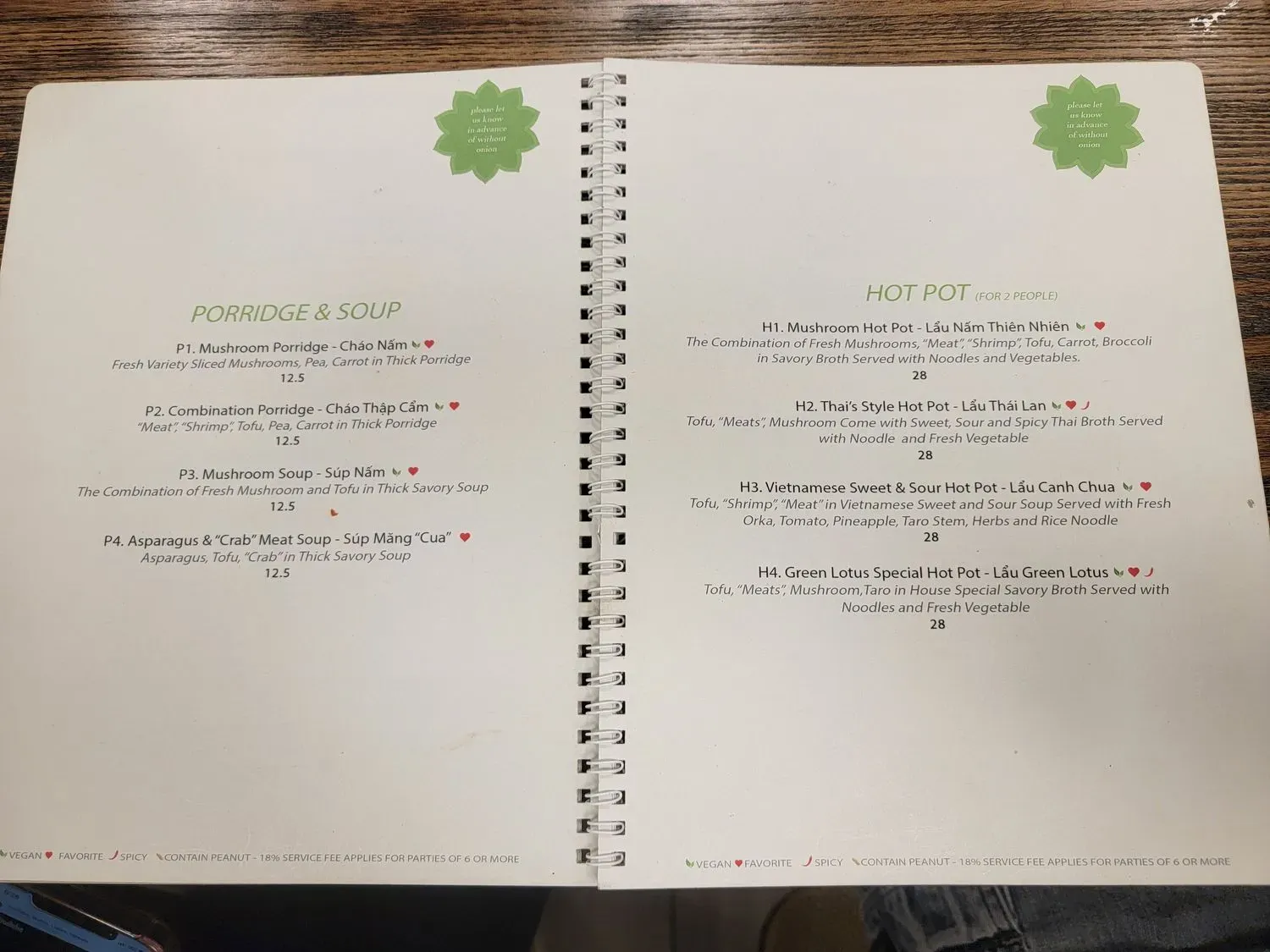 Menu 4