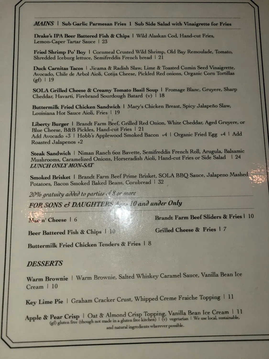 Menu 6